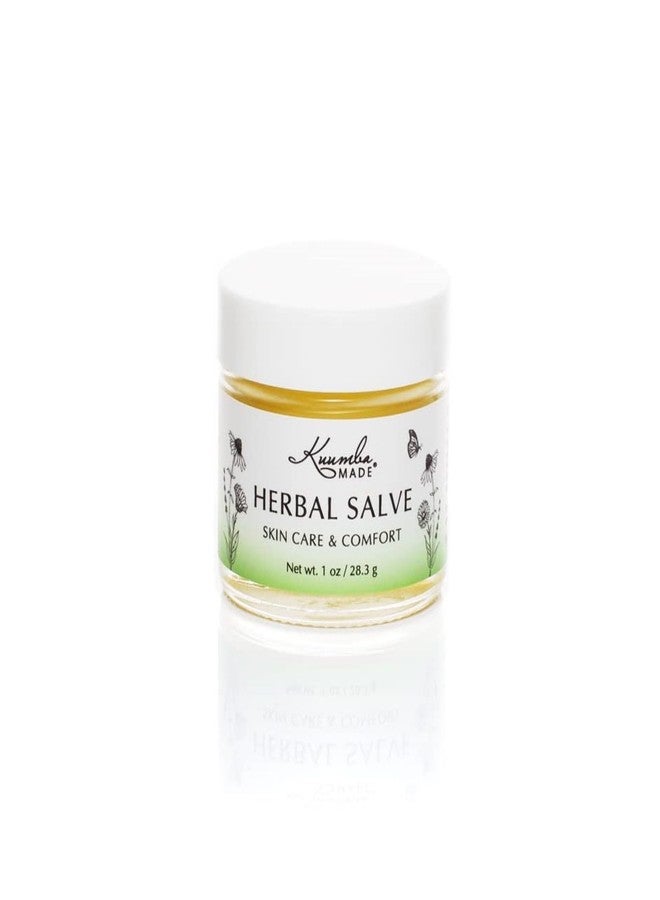 Kuumba Made Herbal Salve, Skin Care & Comfort Balm with Calendula & Comfrey for Dry, Irritated Skin, 1 Oz